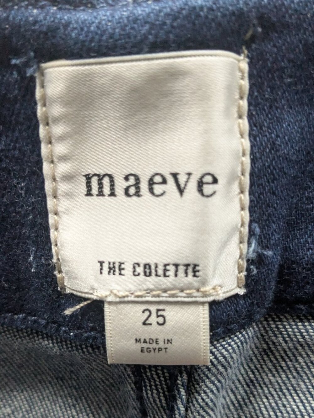 Maeve Wide‑Leg Jeans – Dark Wash – Size 25 - Picture 3 of 3